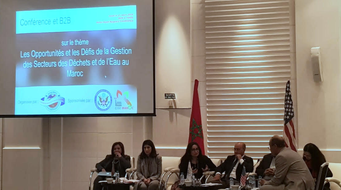 Polluclean invité de marque de l'AMCHAM pour discuter des défis du secteurs des Déchets au Maroc